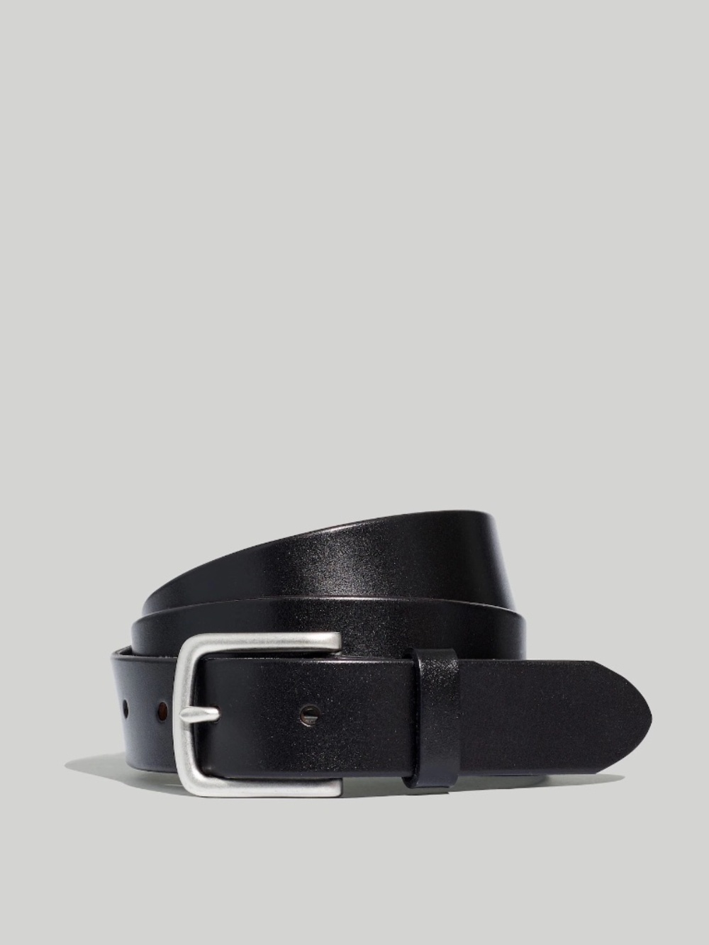 Madewell Thin Leather Belt - Black - XXL 42